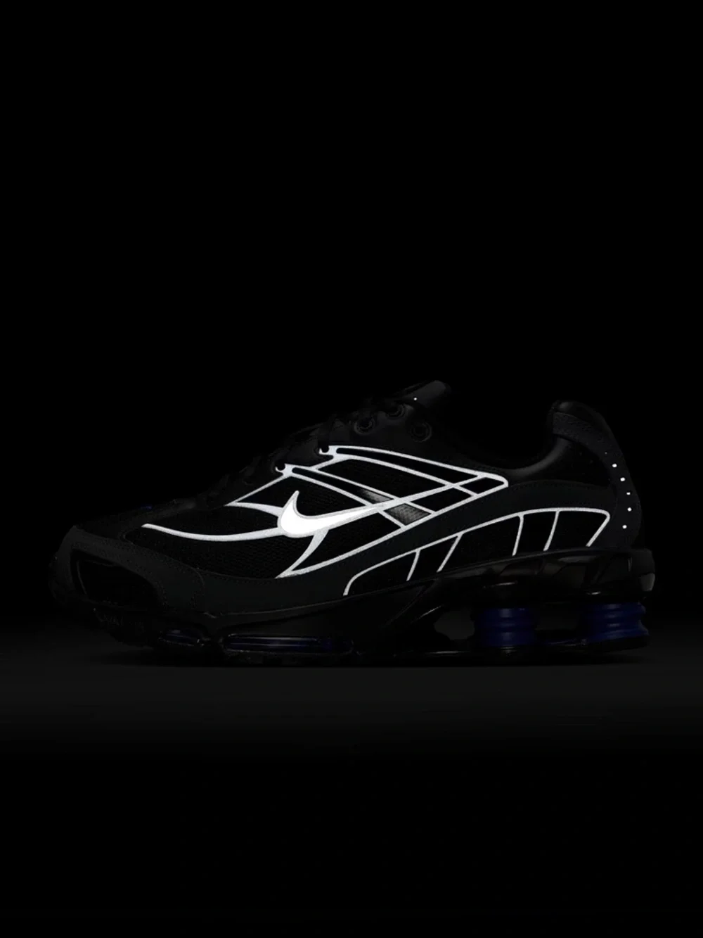 Nike Shox 🔥 Ride 2 Black Metallic Silver Deep Royal Blue IM5999-010 Size 10.5 - Picture 9 of 10